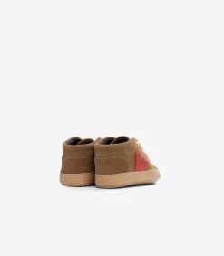 BABY SUEDE BROWN PEKIN<VEJA Fashion