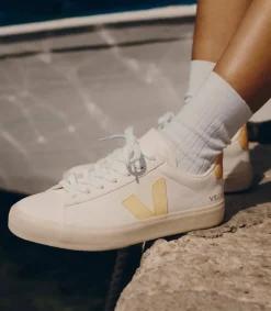 CAMPO LEATHER WHITE SUN PEACH<VEJA Hot