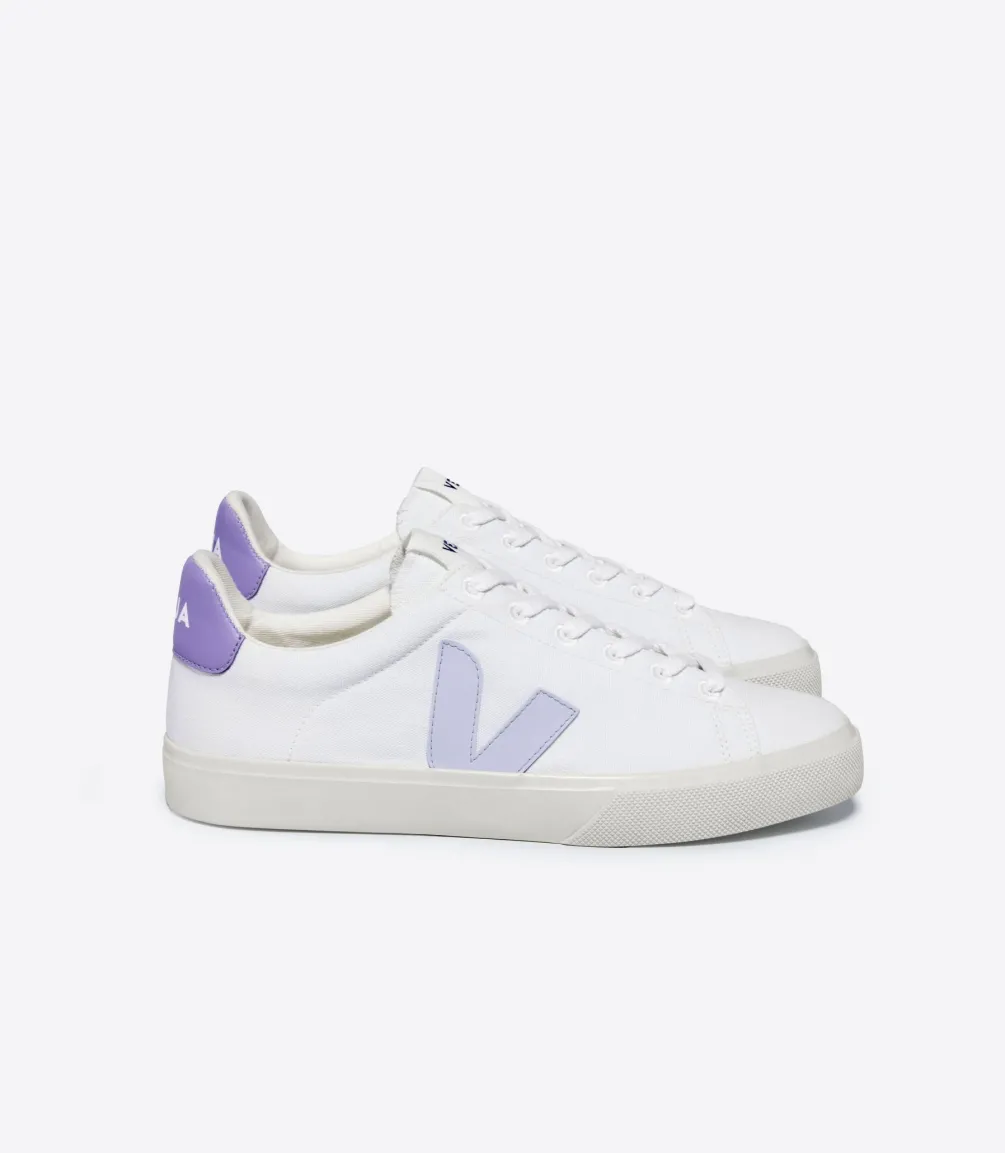 CAMPO CANVAS WHITE SWAN LAVANDE<VEJA Cheap