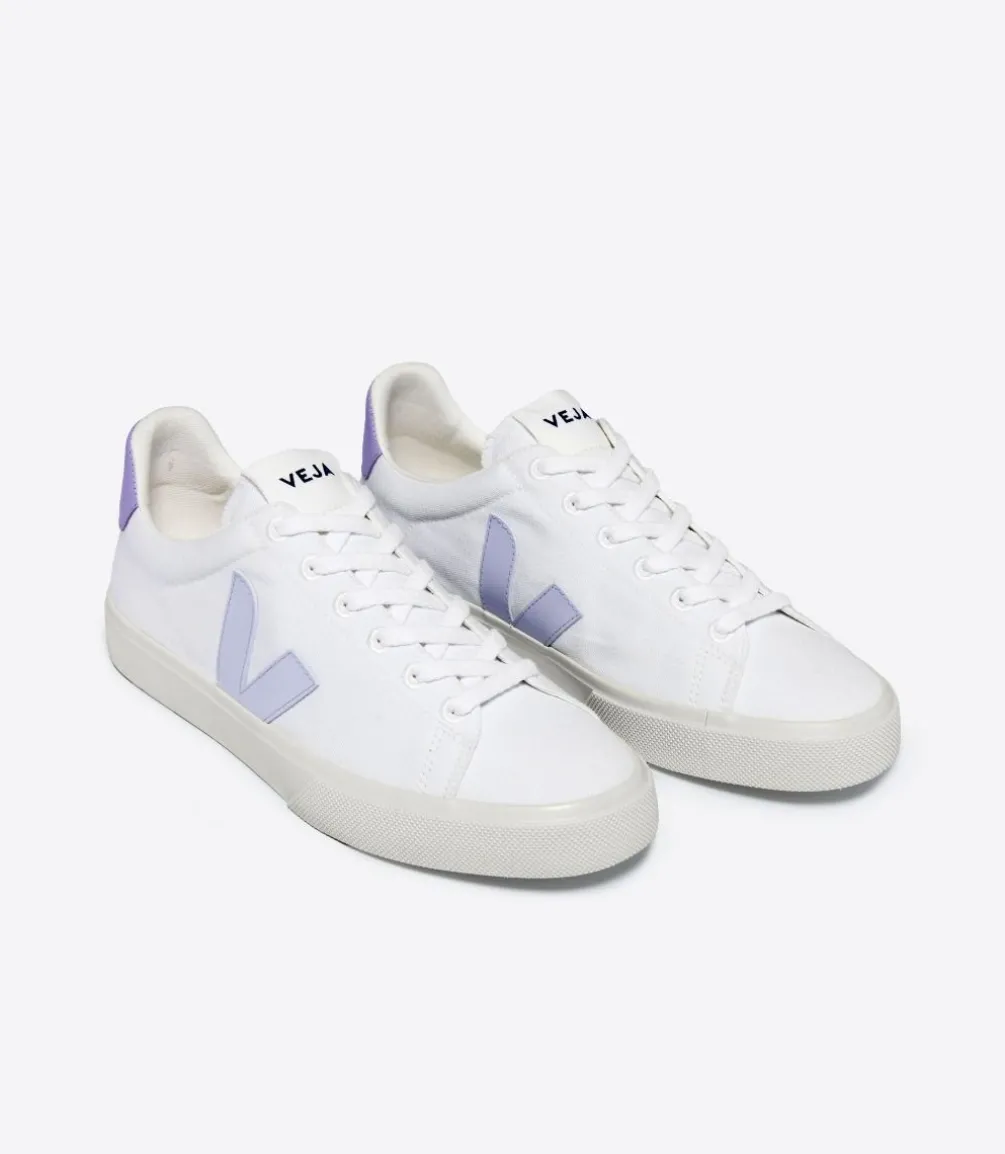 CAMPO CANVAS WHITE SWAN LAVANDE<VEJA Cheap