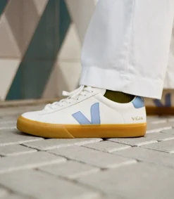 CAMPO LEATHER WHITE AQUA NATURAL<VEJA Best