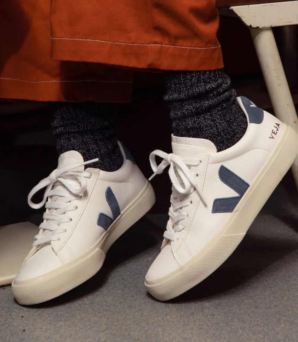 CAMPO LEATHER WHITE CALIFORNIA<VEJA Outlet