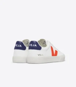 CAMPO LEATHER WHITE COBALT ORANGE FLUO<VEJA Outlet