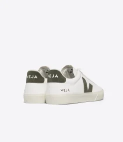 CAMPO LEATHER WHITE KAKI<VEJA Cheap
