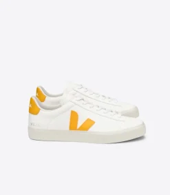 CAMPO LEATHER WHITE OURO<VEJA Cheap