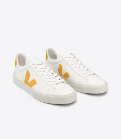 CAMPO LEATHER WHITE OURO<VEJA Cheap