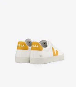 CAMPO LEATHER WHITE OURO<VEJA Cheap