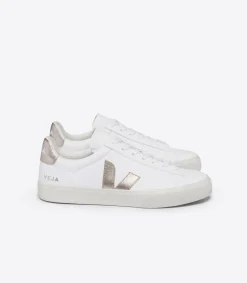 CAMPO LEATHER WHITE PLATINE<VEJA Online