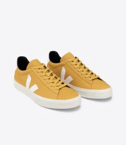 CAMPO NUBUCK MOUTARDE WHITE<VEJA New