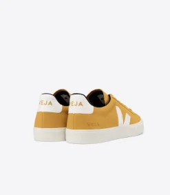 CAMPO NUBUCK MOUTARDE WHITE<VEJA New