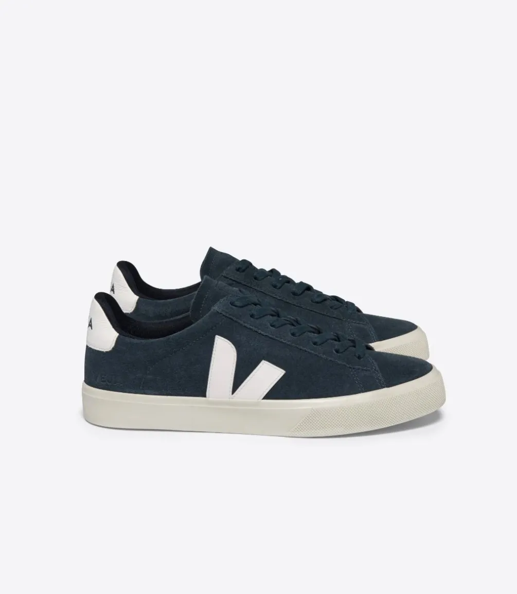 CAMPO SUEDE NAUTICO WHITE<VEJA Cheap
