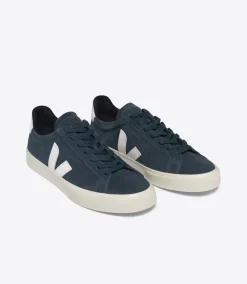 CAMPO SUEDE NAUTICO WHITE<VEJA Cheap