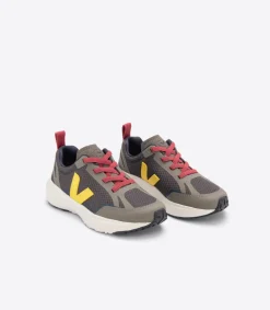 CANARY ELASTIC LACES ALVEOMESH GRAFITE TONIC<VEJA Best
