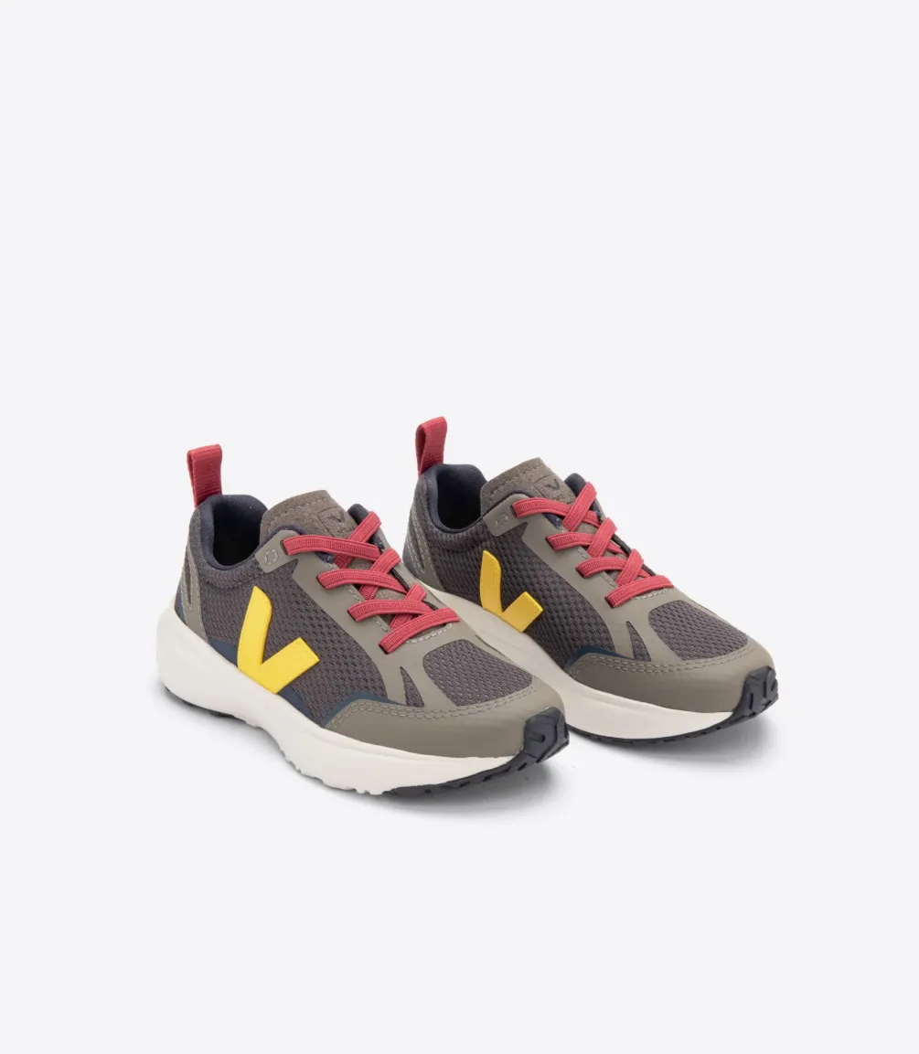 CANARY ELASTIC LACES ALVEOMESH GRAFITE TONIC<VEJA Best
