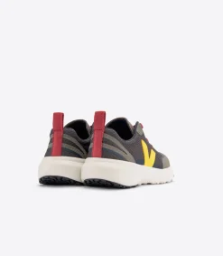 CANARY ELASTIC LACES ALVEOMESH GRAFITE TONIC<VEJA Best