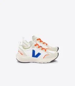 CANARY ELASTIC LACES ALVEOMESH WHITE INDIGO<VEJA Cheap
