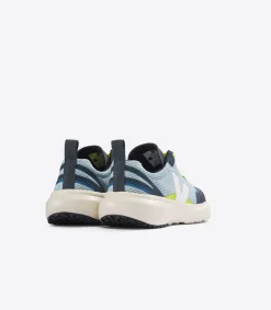 CANARY ELASTIC LACES ALVEOMESH STEEL WHITE<VEJA Hot