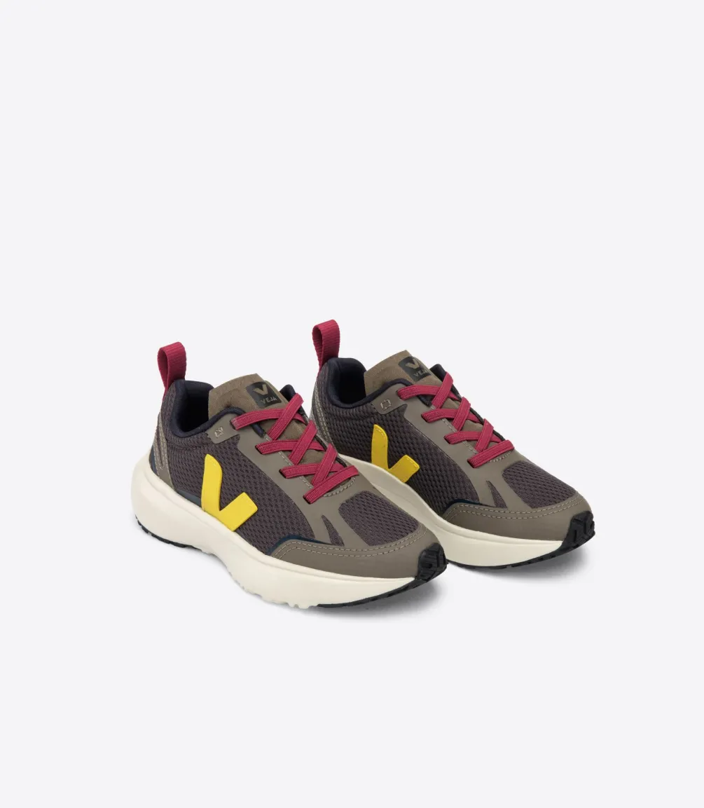 CANARY ELASTIC LACES ALVEOMESH GRAFITE TONIC<VEJA Flash Sale