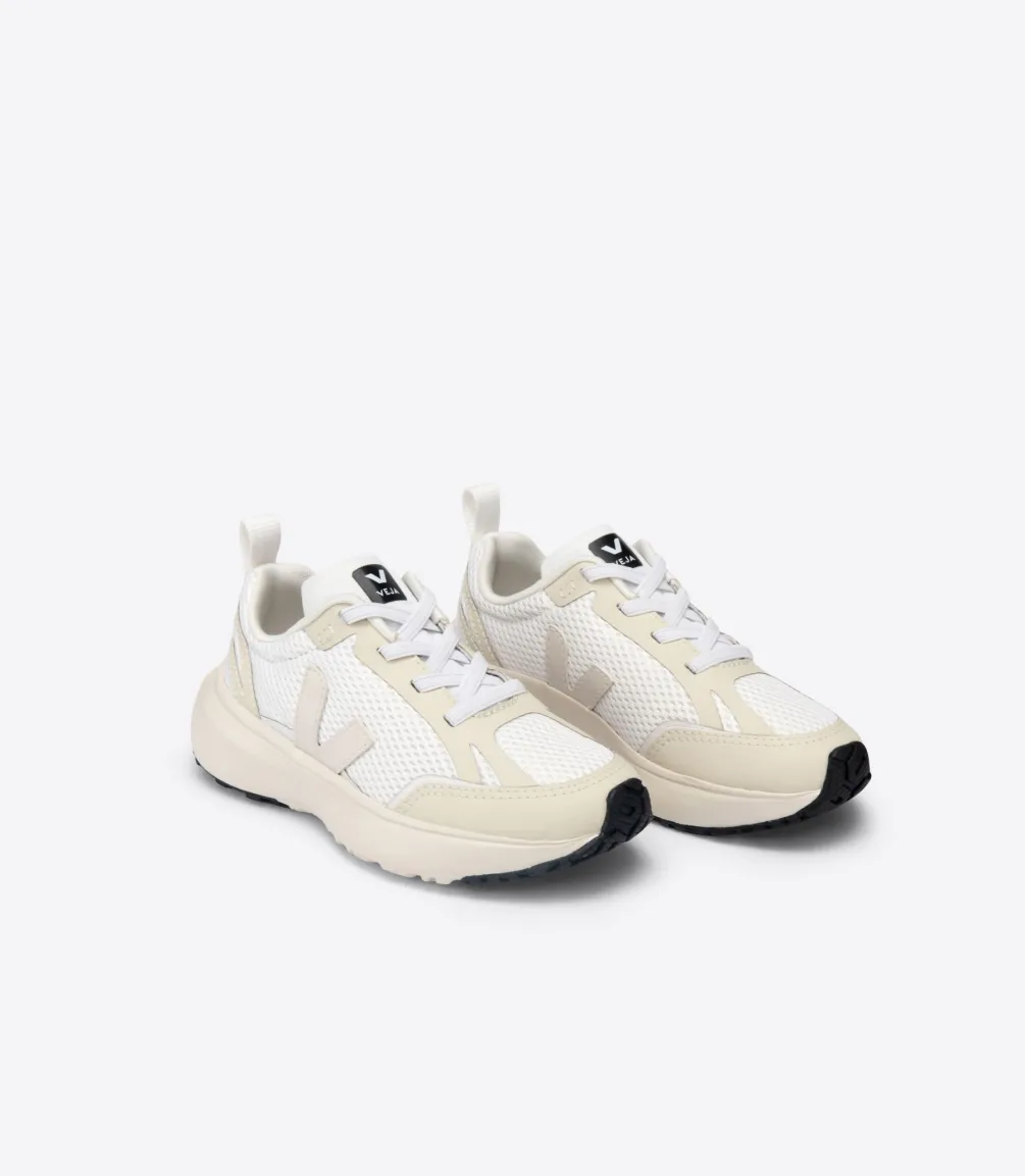 CANARY ELASTIC LACES ALVEOMESH WHITE PIERRE<VEJA Sale