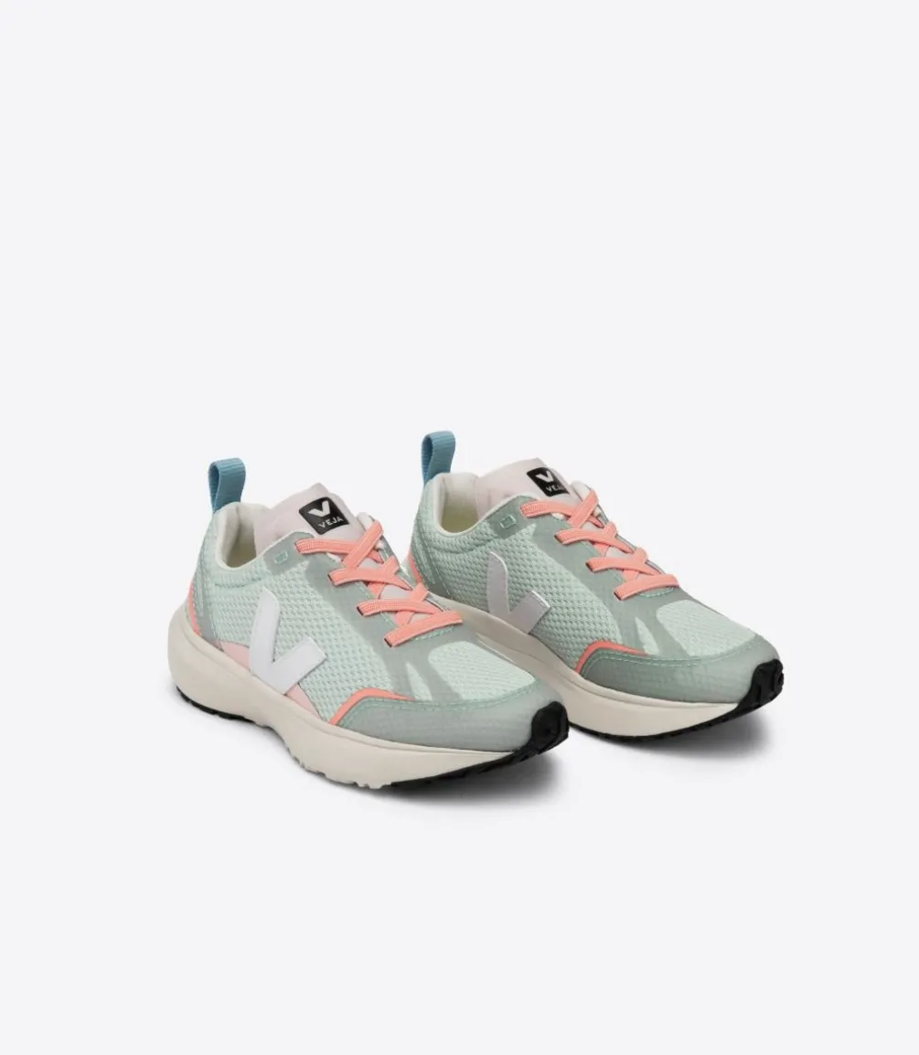CANARY ELASTIC LACES ALVEOMESH MATCHA WHITE<VEJA Best