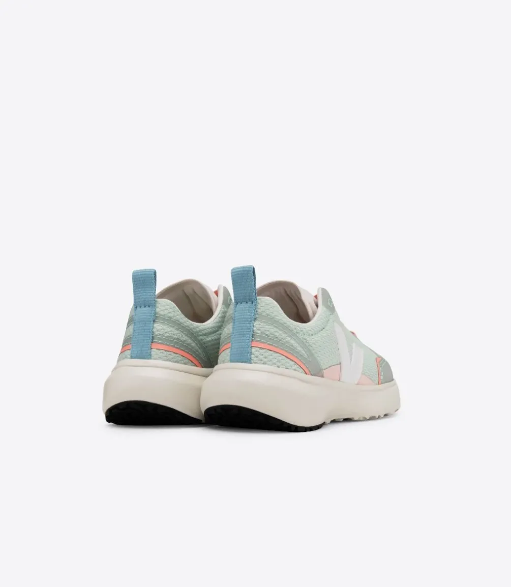CANARY ELASTIC LACES ALVEOMESH MATCHA WHITE<VEJA Best
