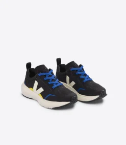 CANARY ELASTIC LACES ALVEOMESH BLACK PIERRE<VEJA Best