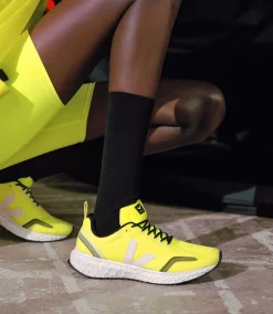 CONDOR MESH JAUNE FLUO WHITE<VEJA Discount