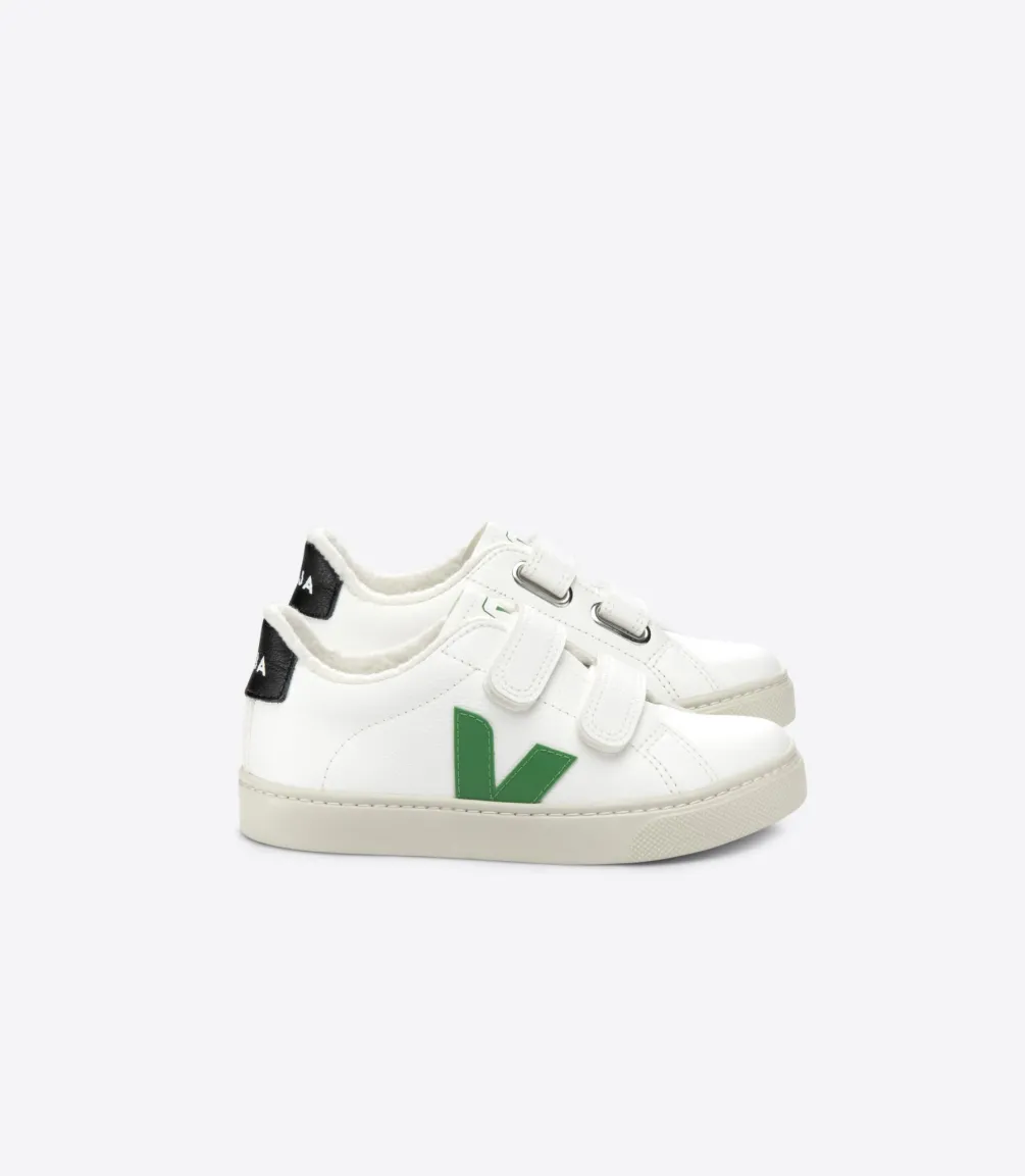 ESPLAR FURED LEATHER WHITE EMERAUDE<VEJA Outlet