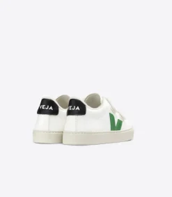 ESPLAR FURED LEATHER WHITE EMERAUDE<VEJA Outlet