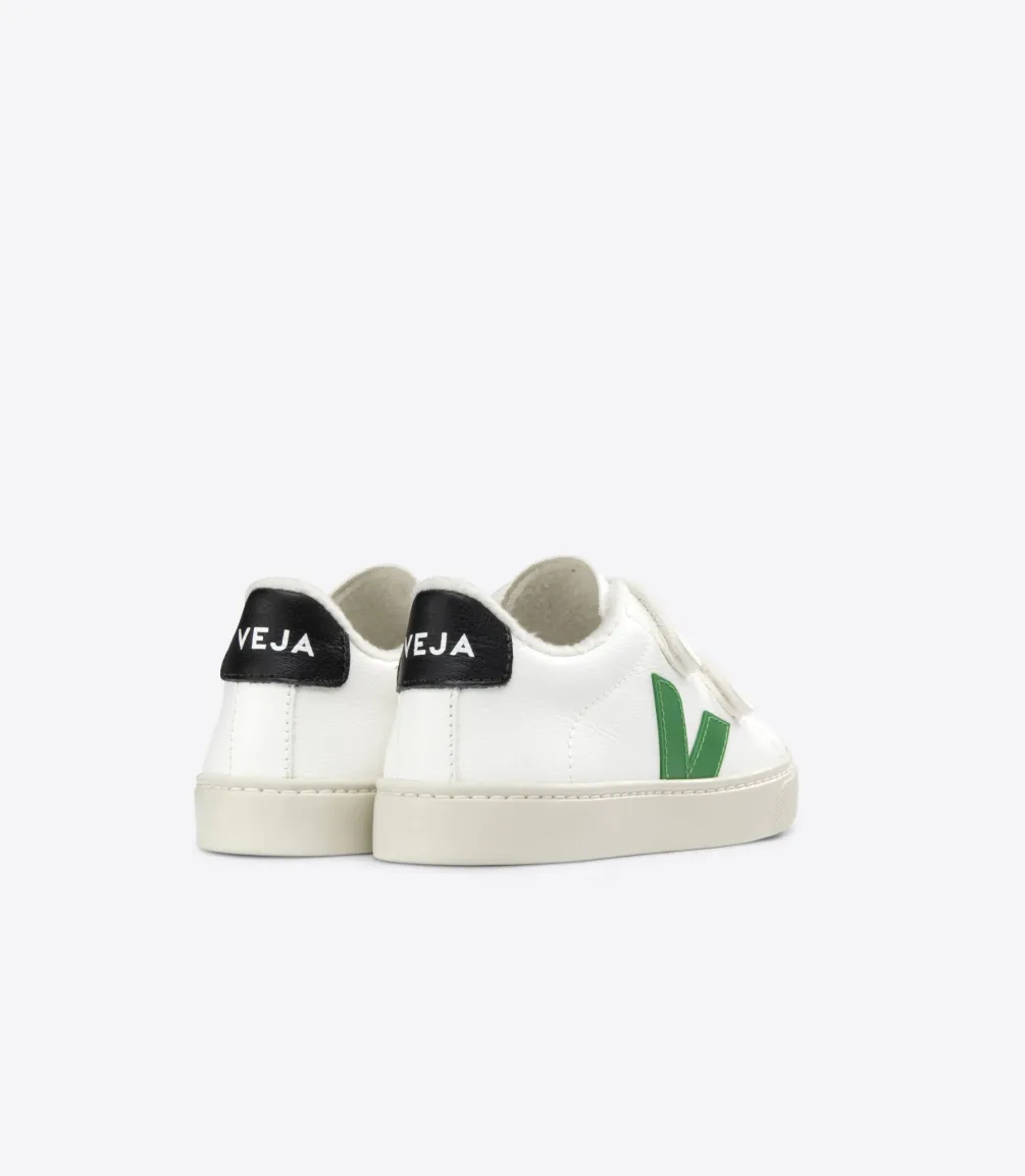 ESPLAR FURED LEATHER WHITE EMERAUDE<VEJA Outlet