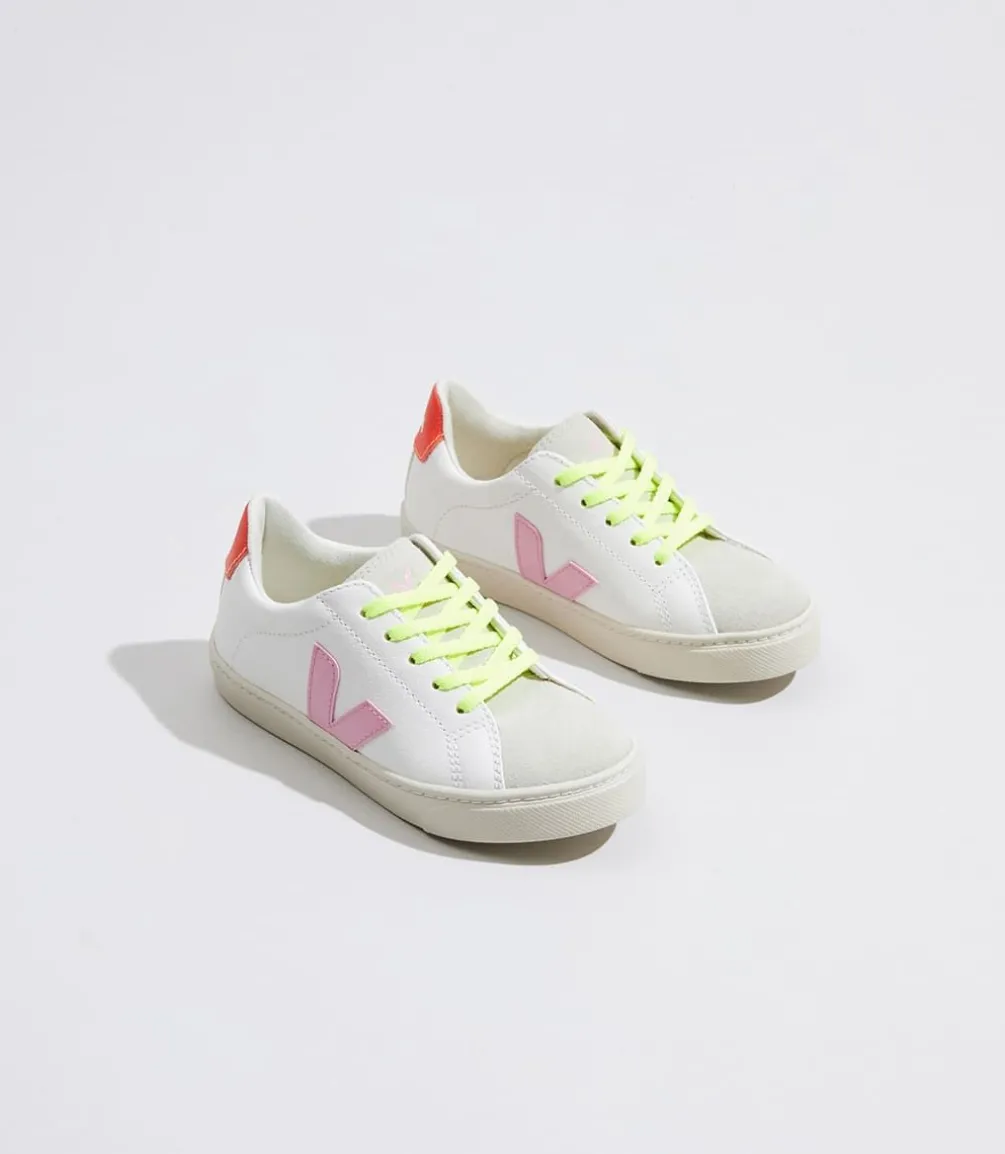 ESPLAR LACE WHITE GUIMAUVE ORANGE FLUO<VEJA Shop