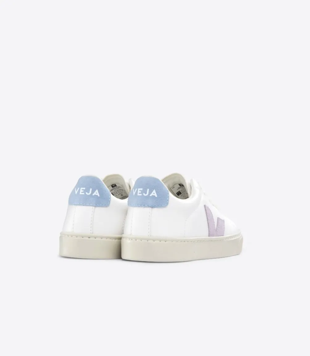 ESPLAR LACES LEATHER WHITE PARME STEEL<VEJA Flash Sale