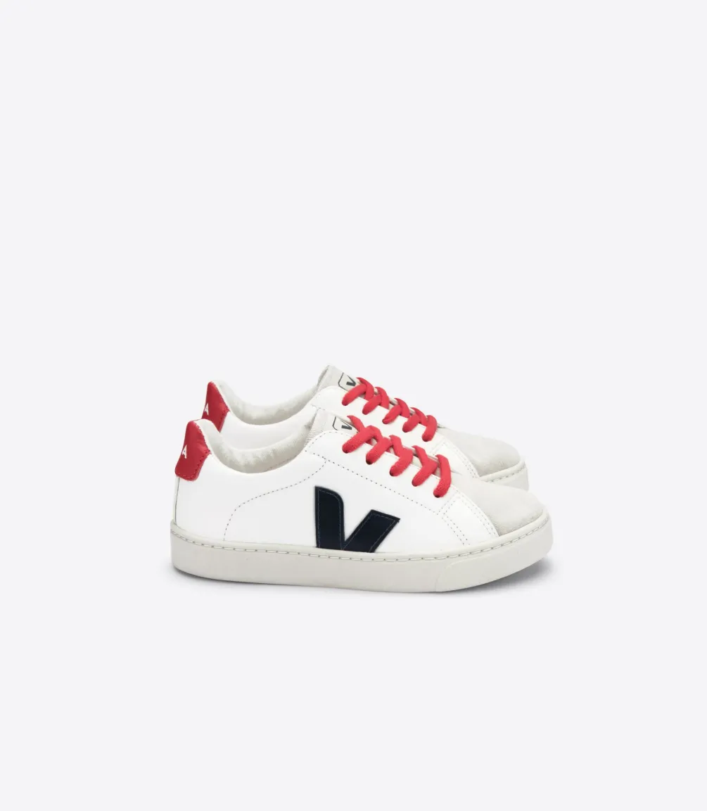 ESPLAR LACES LEATHER WHITE NAUTICO PEKIN<VEJA Flash Sale