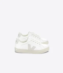 ESPLAR LACES LEATHER WHITE NATURAL<VEJA Store