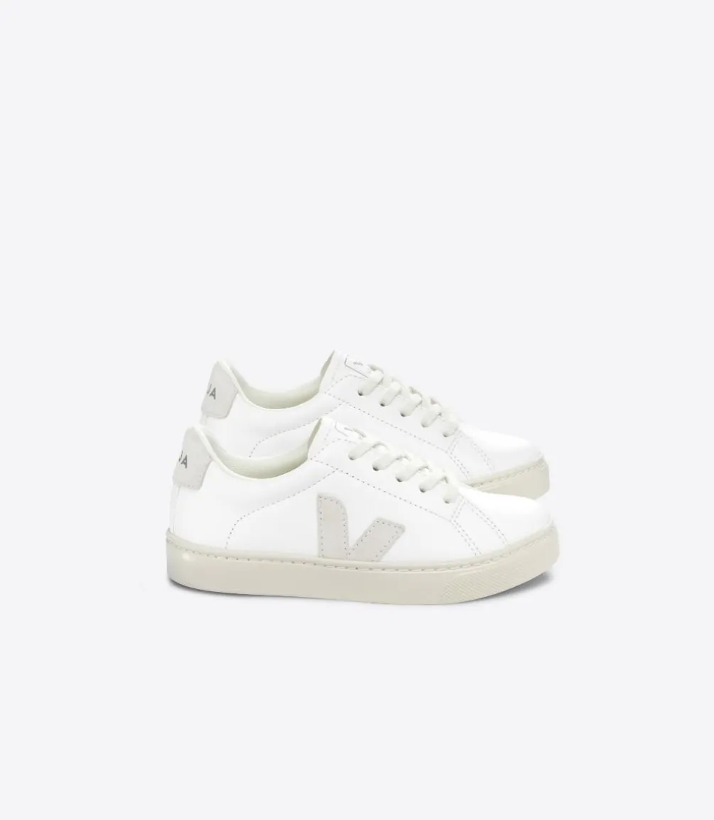 ESPLAR LACES LEATHER WHITE NATURAL<VEJA Store