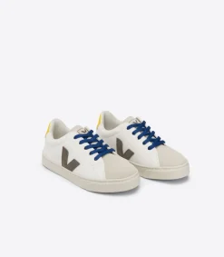 ESPLAR LACES LEATHER WHITE MOONROCK TONIC<VEJA New