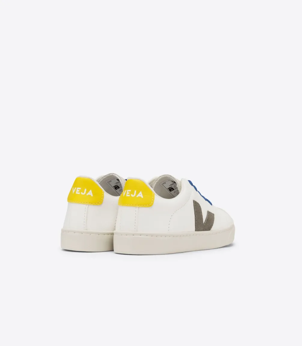 ESPLAR LACES LEATHER WHITE MOONROCK TONIC<VEJA New