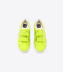 ESPLAR LEATHER JAUNE FLUO PIERRE<VEJA Hot