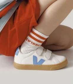 ESPLAR LEATHER WHITE AQUA NATURAL<VEJA Cheap