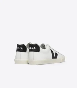 ESPLAR LEATHER WHITE BLACK<VEJA Hot