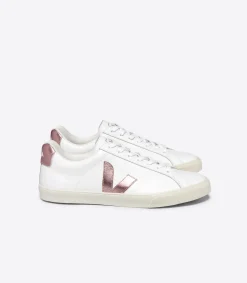 ESPLAR LEATHER WHITE NACRE<VEJA Outlet