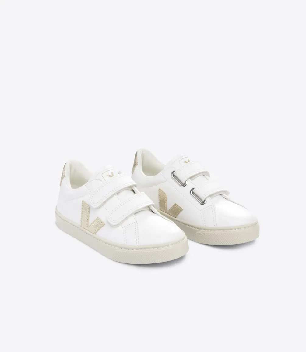ESPLAR LEATHER WHITE PLATINE<VEJA Hot
