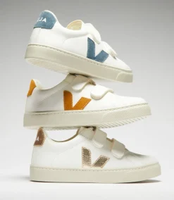 ESPLAR LEATHER WHITE PLATINE<VEJA Hot