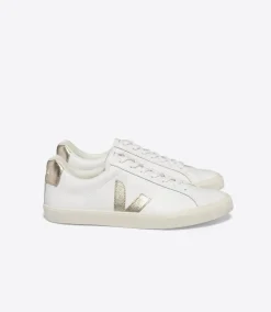 ESPLAR LEATHER WHITE PLATINE<VEJA Cheap