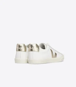 ESPLAR LEATHER WHITE PLATINE<VEJA Cheap