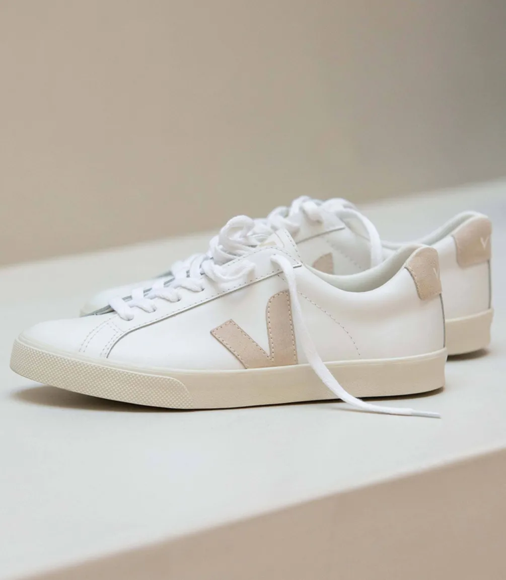 ESPLAR LEATHER WHITE SABLE<VEJA Flash Sale