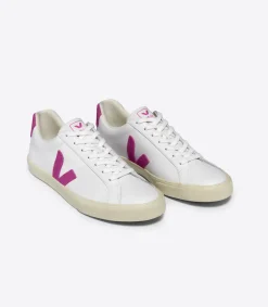 ESPLAR LEATHER WHITE ULTRAVIOLET<VEJA Outlet
