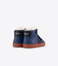 ESPLAR MID FURED LEATHER COBALT RUST<VEJA Discount