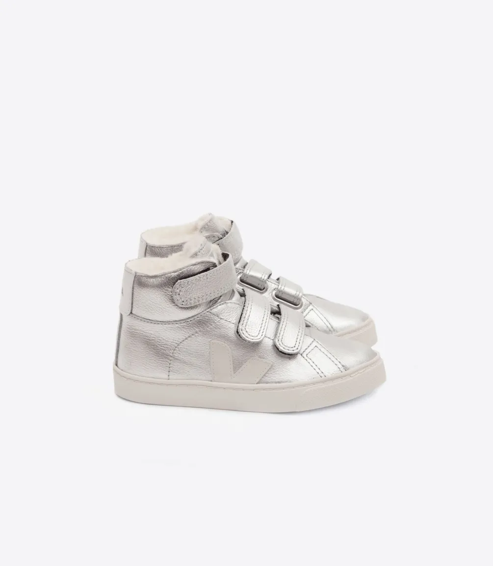 ESPLAR MID FURED LEATHER SILVER PIERRE<VEJA Best Sale