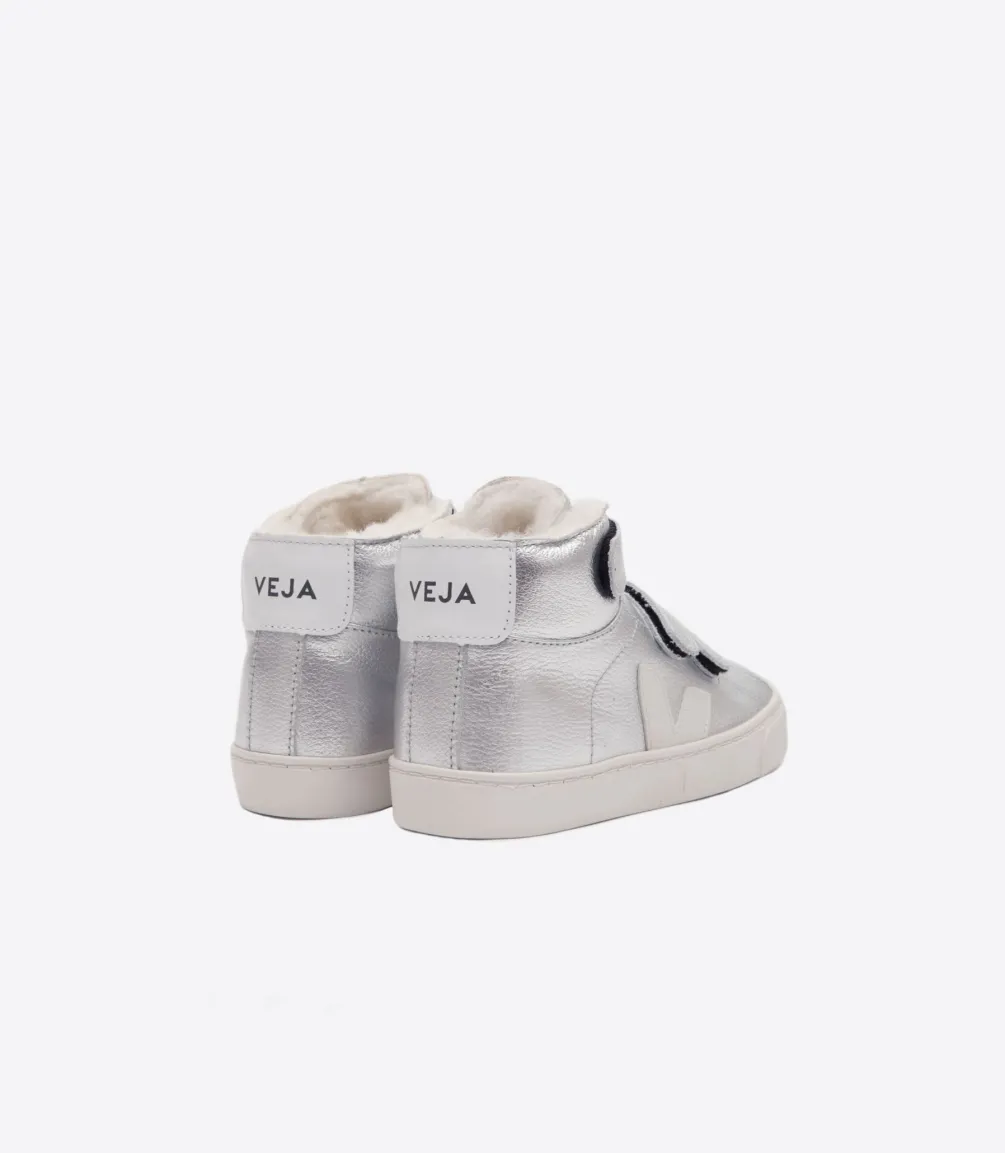 ESPLAR MID FURED LEATHER SILVER PIERRE<VEJA Best Sale